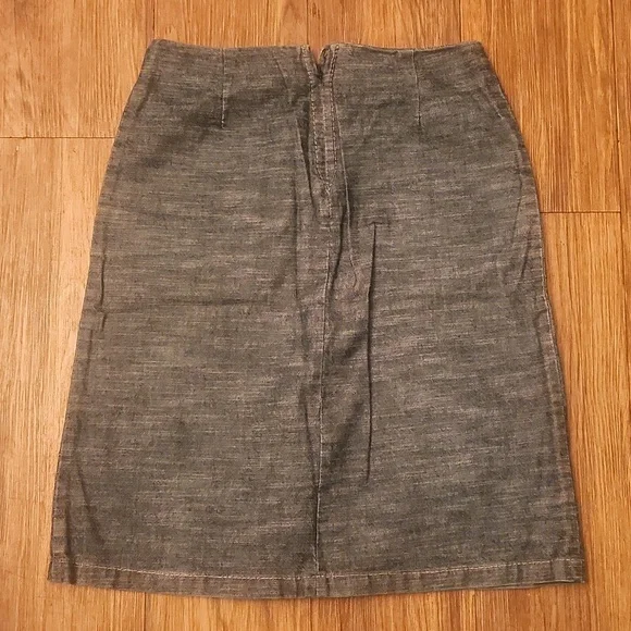 A|X Armani Exchange Dark Grey Denim Skirt size 0 - Picture 2 of 3